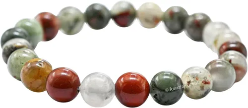 Miniatura 14 de Amazing Gemstone Pulsera de cristal para mujeres y hombres, pulsera de cristal curativo de protección, pulsera elástica con cuentas de piedras
