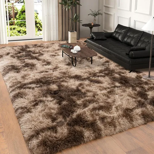 Miniatura 98 de Dssimo - Alfombra superesponjosa para la habitación, alfombra de área moderna, pequeña, suave y acogedora de felpa para niños, niñas y adolescentes