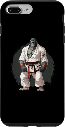 Miniatura 11 de iPhone 11 Gorilla In Judo Uniforme - Estuche japonés de artes marciales
