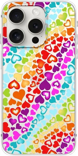 Miniatura 8 de Blingy's Funda para iPhone 15 Pro, bonito patrón de Navidad con diseño de copos de nieve de invierno, funda protectora transparente de TPU suave