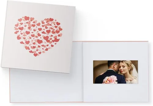 Miniatura 19 de Heirloom Video Book - Pantalla HD de 5 pulgadas para regalo de memoria personalizada, boda, cumpleaños, Navidad, aniversario, recuerdo de fotos