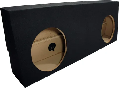American Sound Connection Compatible con Toyota Tundra Crew Max Truck Dual 12" Subwoofer Box 2007-2013