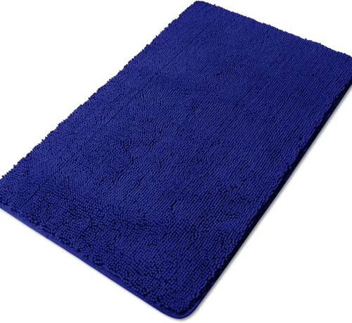 Miniatura 211 de Yeaban Alfombra de pasillo de baño de 24 x 72 pulgadas, antideslizante, alfombra de baño larga de felpilla gruesa, absorbente y lavable, alfombra