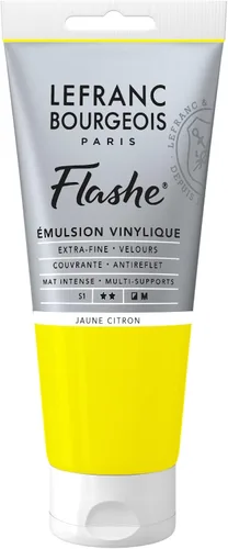Miniatura 13 de Lefranc Bourgeois Flashe - Pintura de vinilo, tubo de 2.7 onzas, color blanco