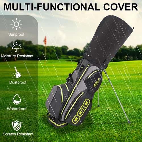 Miniatura 5 de Funda impermeable para bolsa de golf, cubierta de lluvia para bolsa de golf, cubierta de lluvia para bolsa de golf, se adapta a casi todas