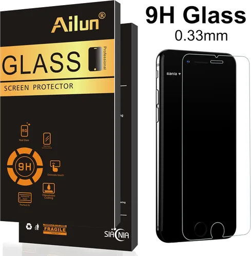 Miniatura 2 de Ailun Protector de pantalla compatible con iPhone 8 Plus, 7 Plus, 6s Plus, 6 Plus, 5.5 pulgadas, paquete de 3, compatible con fundas, vidrio templado