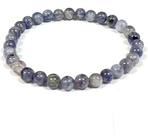 Miniatura 601 de Gem Avenue Handmade Round Bead Stretch Bracelet Unisex Natural Stone Beaded Jewelry for Men & Women, Elastic Wristband for Daily Wear