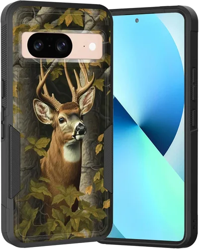 Miniatura 111 de Funda para Pixel 6A, Híbrida de Doble Capa de Servicio Pesado Resistente a Prueba de Golpes PC Duro + Funda Protectora de Silicona Suave para Google