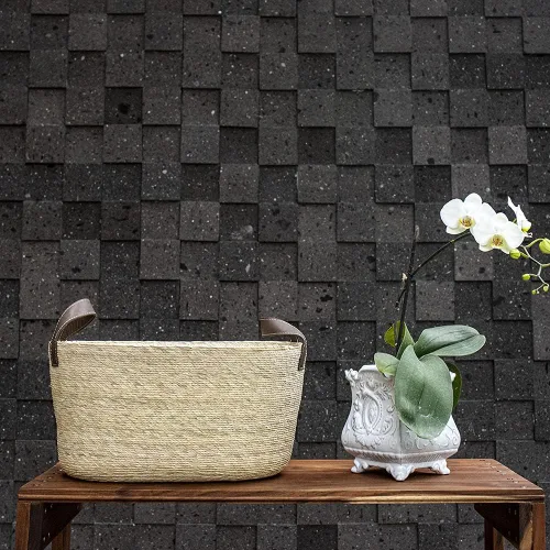 Miniatura 5 de GOMERO - Canasta de palma hecha a mano, ecológica, fabricada con materiales biodegradables, perfecta para usar como decoración, como cesta