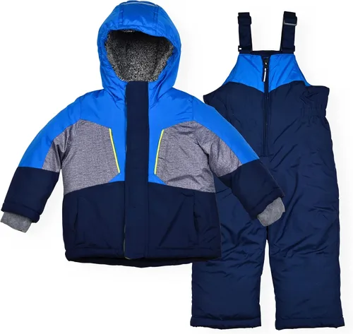 Arctic Quest Conjunto de chaqueta de esquí y overol de nieve para niños, 2 piezas, chaqueta con cremallera y traje de nieve para niños pequeños