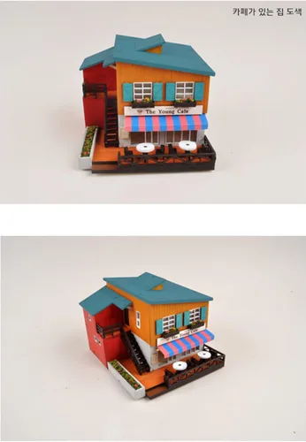 Miniatura 6 de Kit de modelo de madera de escritorio Cafe in House por Young Modeler