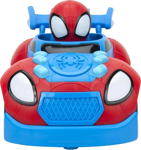 Miniatura 3 de Jazwares Marvel Spidey y sus Increíbles Amigos Web Crawler RC - Vehículo Control Remoto - Cuenta con Súper Héroe Integrado con 4 Funciones