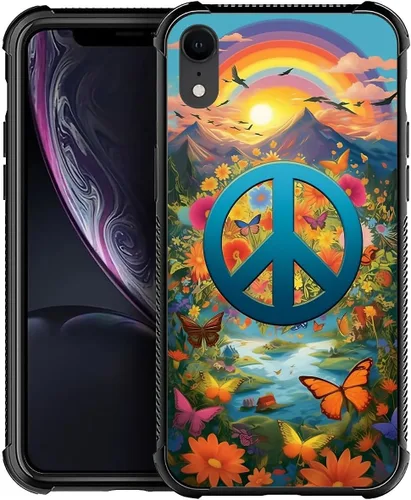 Miniatura 133 de CARLOCA Funda para iPhone XR, diseño de jirafa de cristal, ultra protección, a prueba de golpes, silicona suave TPU antideslizante para iPhone XR