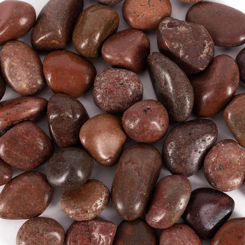 Miniatura 13 de 5 libras aprox. 130 piedras de río para plantas, piedras pulidas decorativas naturales para macetas, rocas suculentas, grava de acuario