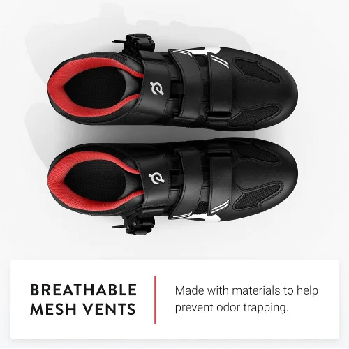 Miniatura 3 de Peloton Zapatos de ciclismo para bicicleta y bicicleta + con tacos de bicicleta compatibles con Delta