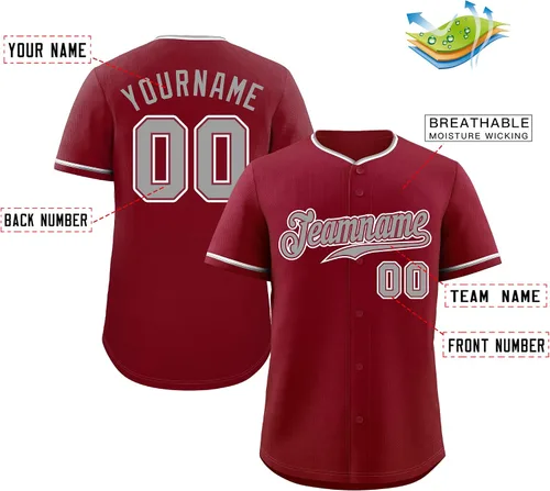 Miniatura 82 de Camisetas deportivas de jersey de béisbol personalizadas, nombre del equipo, número de logotipo, regalo para fanáticos adultos y jóvenes