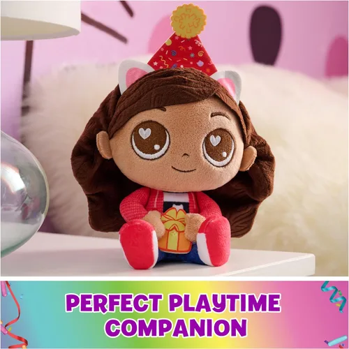 Miniatura 4 de DREAMWORKS GABBY'S DOLLHOUSE, Celebration Series - Peluches Gabby Girl de 9 pulgadas de alto, juguetes para niñas y niños a partir de 3 años