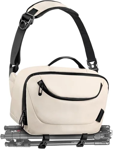 TAAOKA Bolsa de Hombro para Cámara, Estuche para Cámara Impermeable con Soporte para Trípode, Bolsas para Cámaras DSLR/SLR/Sin Espejo Ligeras para