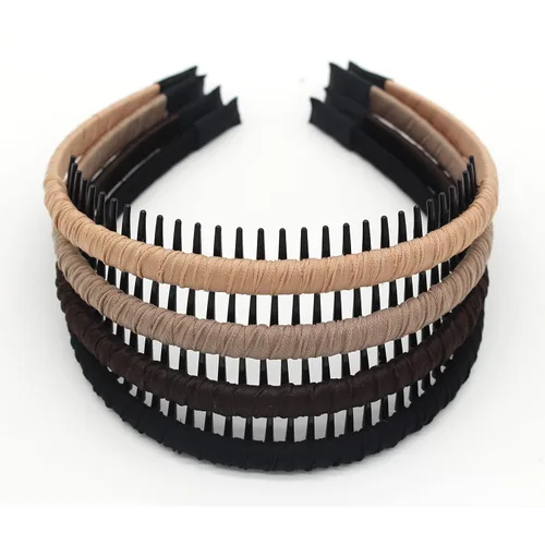 Miniatura 25 de JOBAND Diadema de Aro con Púas Multicolor, Diadema con Peine, Accesorios para el Cabello Suave y Cómodo, Antideslizante para Mujeres/Niñas