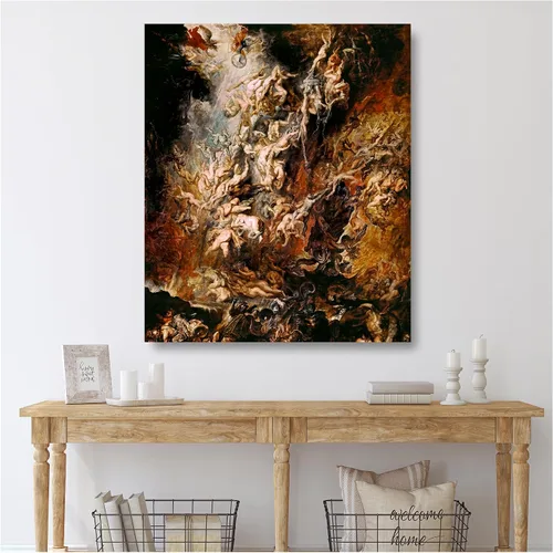 Miniatura 493 de A&T ARTWORK Campo de trigo con cipreses de Van Gogh Las reproducciones de arte clásico mundial, impresiones en lienzo giclée para decoración