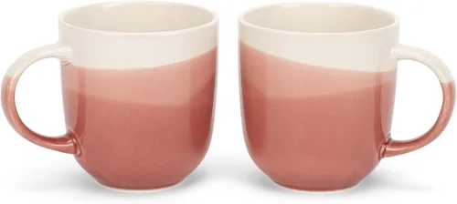 Miniatura 6 de Elanze Designs Paquete de 2 tazas de café de cerámica de cerámica de 14 onzas, color verde eucalipto