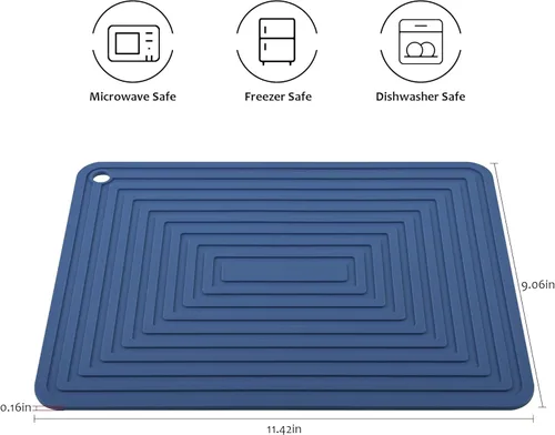 Miniatura 2 de Salvamanteles de silicona para platos calientes, ollas y sartenes, almohadillas calientes versátiles para cocina, soportes de silicona duraderos