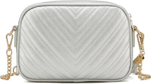 Miniatura 7 de lola mae Bolso bandolera acolchado, bolso de hombro de diseño moderno