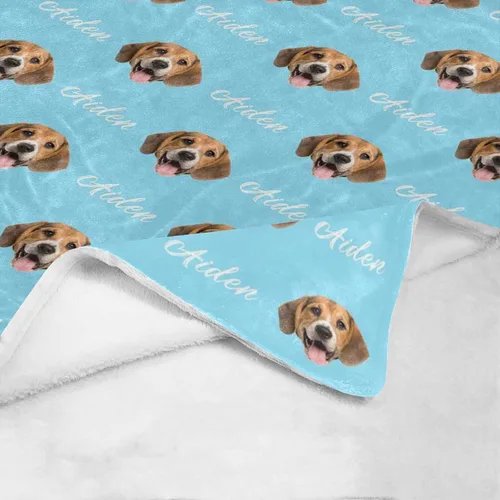 Miniatura 5 de Manta personalizada con foto de perro, mantas con imagen personalizada para amantes de los perros, manta personalizada para regalos con mis propias