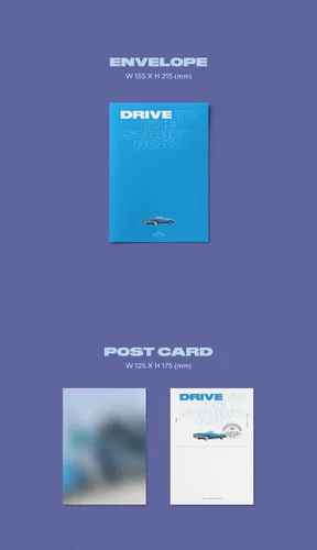 Miniatura 4 de Fantagio Music ASTRO - Drive to the Starry Road [Drive ver.] 3er álbum+Póster plegado+Juego de tarjetas fotográficas adicionales/K-POP sellado 8.661