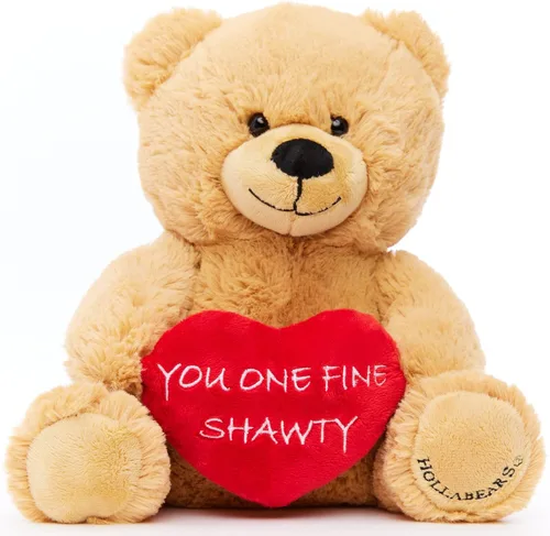 Miniatura 2 de Hollabears You One Fine Shawty - Oso de peluche para el día de San Valentín de 10 pulgadas