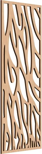 Miniatura 186 de 9 3/8"W x 24 3/8"H x 1/4"T Bristol Decorativos Paneles de Pared de Madera Calado, Cereza