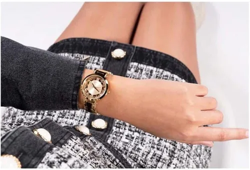 Miniatura 7 de GUESS US Womens Gold-Tone Transparent Analog Watch