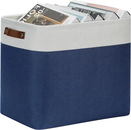 Miniatura 49 de DULLEMELO Cesta de almacenamiento pequeña, cesta de papel higiénico, contenedor de almacenamiento estrecho para baño, cesta de baño para organizar