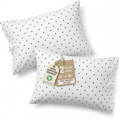 Miniatura 46 de Lane Linen - Juego de 2 fundas de almohada, 100% algodón orgánico puro, tamaño king, color amarillo claro/vainilla (20 x 36 pulgadas)