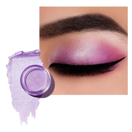 Miniatura 12 de Oulac Sombra de ojos en crema con brillo también para iluminador Sombra de ojos mezclable Resistente al agua y de larga duración con fórmula Pureza