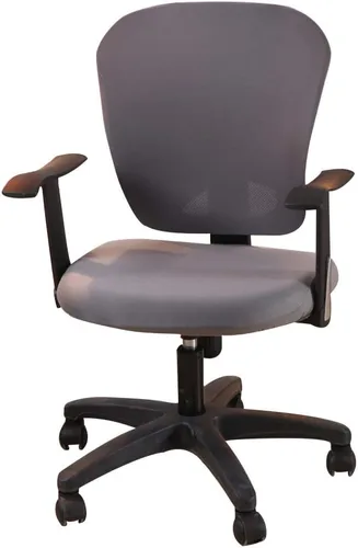 Miniatura 24 de Jinzio Funda para silla de oficina de computadora, tela protectora dividida y elástica, de poliéster, universal, para escritorio, para silla