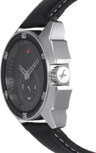 Miniatura 2 de Fastrack - Reloj de pulsera para hombre con función analógica, cristal mineral de cuarzo, resistente al agua con correa de metal plateadocorrea