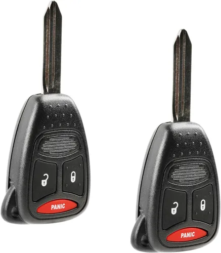 Miniatura 7 de Llavero compatible con Dodge Caliber Dakota Durango Magnum Nitro Ram / Mitsubishi Raider 2004 2005 2006 2007 2008 2009 2010 2011 2012 (KOBDT04A)