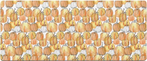 Tapete de baño vintage con diseño de calabazas para bañera, antideslizante, de secado rápido y absorbente, con tierra de diatomeas, fregadero de
