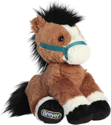 Aurora Exquisito animal de peluche Breyer Bridle Buddies Bay Horse – Detalles realistas para juegos imaginativos – Perfecto para niños, adultos y
