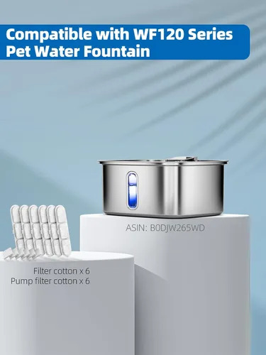 Miniatura 3 de Fuente de agua para perros grandes, fuente de acero inoxidable para perros de 9 l/2.4 galones con ventana visible y filtración, dispensador