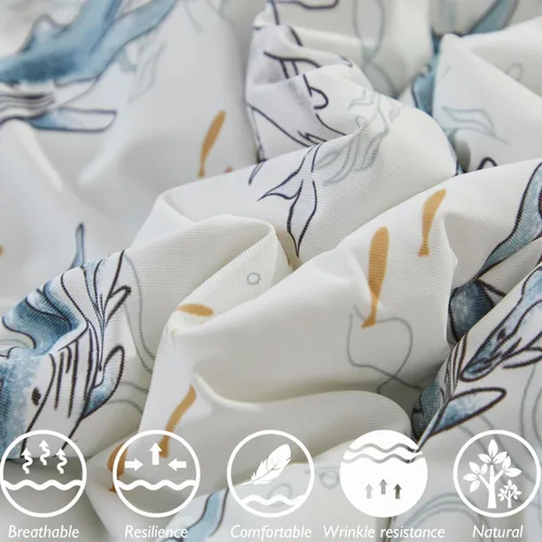 Miniatura 5 de Brandream Sábanas de cuna para niños y niñas, sábana bajera ajustable de punto de jersey ultrasuave para colchón de cuna estándar, sábanas neutras