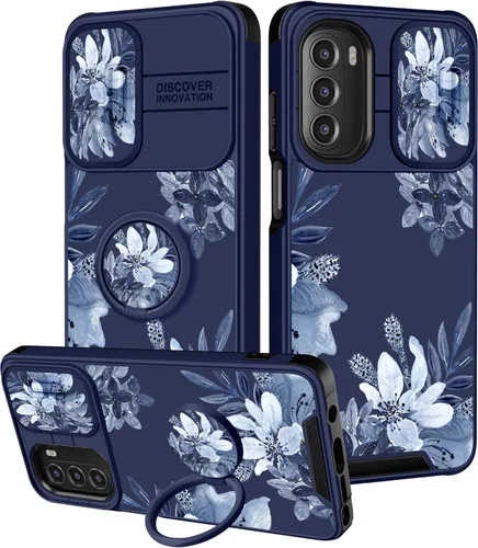 Miniatura 13 de para Moto G 5G 2023 funda - Cubierta de teléfono linda con corazón para mujeres y niñas, diseño único negro con cubierta deslizante para la cámara