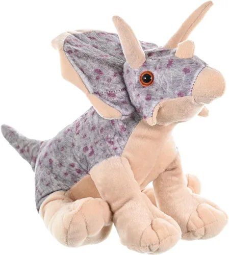 Miniatura 3 de Wild Republic CK-mini Triceratops Animal de peluche de 8 pulgadas , 12", Multicolor