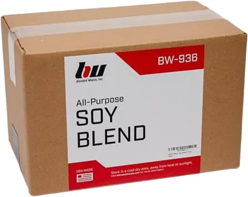 Blended Waxes, Inc. - Cera de soja multiusos para velas, ideal para pilares, derretimientos/tartas y contenedores, cera de soja prémium para hacer