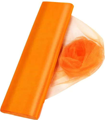 Miniatura 9 de Cortinas de telón de fondo de tul de organza de cristal para bodas, baby shower, fiesta de cumpleaños, decoración de eventos, 19 pulgadas x 30 Negro
