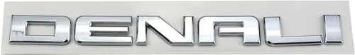 Miniatura 2 de Aimoll Denali Emblemas de placa de identificación, insignia para GM 07-16 Yukon Sierra Terrain (1 unidad, cromado)