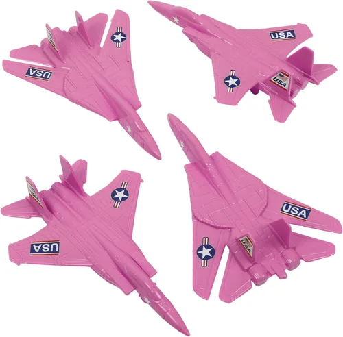 Miniatura 11 de TimMee Aviones de Combate de Plástico Army Men - 4 Aviones Azules Fabricados en Estados Unidos