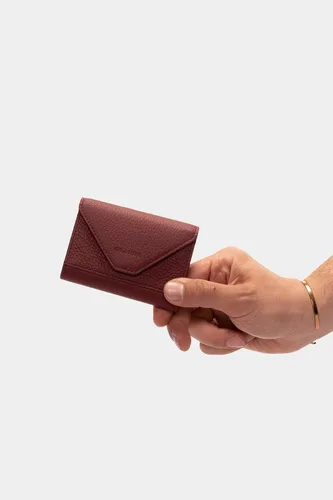 Miniatura 15 de grande Estuches para tarjetas 3639, Naranja, Tarjetero de cuero con cierre magnético, cartera pequeña de acordeón para mujer