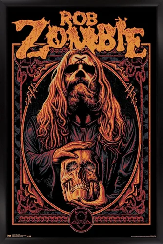 Miniatura 8 de Trends International Rob Zombie - Warlock Wall Poster, 14.725" x 22.375", Barnwood Framed Version